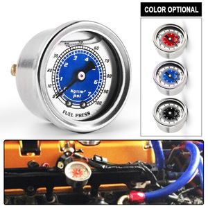Jauge de pression de carburant 47mm, analogique, en alliage d'aluminium, pour tableau de bord de voiture Honda Acura Mitsubishi - Product Image 2