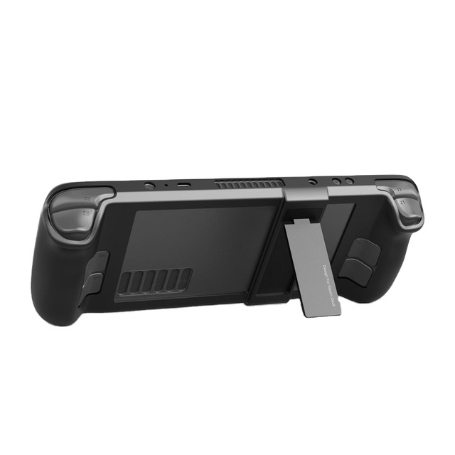 Protective Shell Case Kickstand Strap Cover for Steam Deck Game Console Drop-proof Cover Steam Deck Silicon case Kickstand