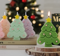 Figurine Sapin de Noël Boîte Cadeau Personnalisable Mariage Anniversaire Bougie Parfumée Aromathérapie
