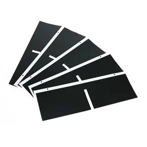 Customizable die cut electrical shielding Black Flame Retardant PC sheet
