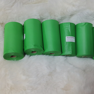 Sacs à déjections canines biodégradables en amidon de maïs PLA, 100 % écologiques, de haute qualité, compostables, personnalisables, vente en gros du fabricant - Product Image 1