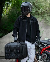 Nouveau sac de casque de moto en cuir imperméable 45L avec logo personnalisé, garantie 1 an pour les voyages, le cyclisme, le camping et la randonnée