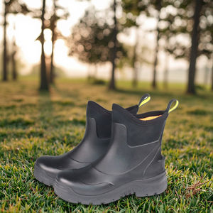 Bottes en caoutchouc pour hommes, chaussures imperméables pour la pluie, bottes de chasse courtes durables pour la boue, le jardinage, la cour et les travaux - Product Image 4