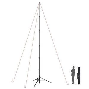 Trípode RAUBAY de 24' de Altura, Trípode Resistente para Cámara Deportiva y Video, Soporte de Luz Grande de Aleación de Aluminio - Product Image 1