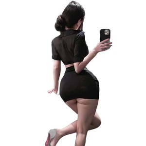 Disfraz sexy de secretaria de oficina o maestra para juegos de rol, lencería de talla grande con efecto push-up para la noche de fiesta. - Product Image 2