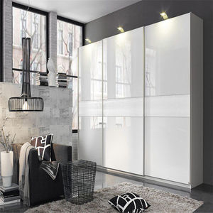 Armadio con struttura in metallo industriale con ripiani in legno aperto o chiuso per decorazioni alla moda per la casa - Product Image 3