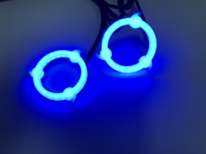 Nouvelle série Flow : Anneau LED RGB à effet de poursuite de couleur, <span class=keywords><strong>yeux</strong></span> d'ange <span class=keywords><strong>Sharingan</strong></span>, pour automobile 12V, contrôle par application - Product Image 4