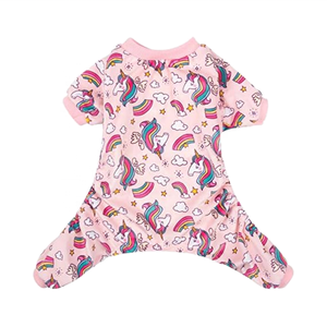 CuteBone Bequeme Hunde pyjamas Pet Onesies Weicher Welpen Pet Coat für kleine Hunde All Seasons <span class=keywords><strong>Doggie</strong></span> Jumps uit Bodysuit Cat Apparel - Product Image 1