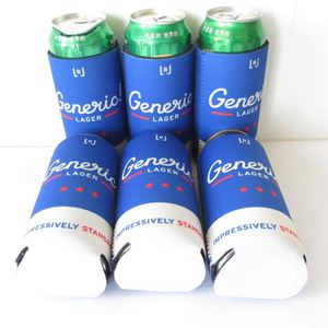 16oz Neoprene Beer Cooler Tall Collapsible Drink Coolie Thermocoolers 16 Ounce Can Coolie Cooler Bags - Product Image 3