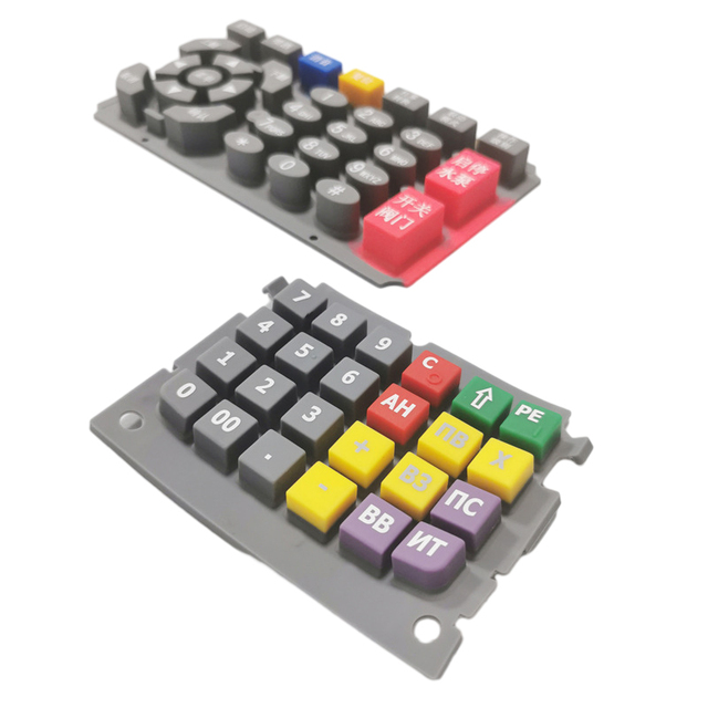 Bohao BHSK OEM Electronics Factory Directly Made New Design Silicone Dome Customized Embossed Membrane Keypad
