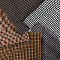 Tissu en tweed pied-de-poule mélangé lourd en laine pour manteaux, vestes, gilets, robes, sacs, chaussures, chapeaux et accessoires vestimentaires – Vente en gros
