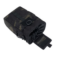 Pochette tactique MOLLE en nylon 500D, pochette d'accessoires administratifs, pochette EDC durable pour la chasse en plein air, gilet