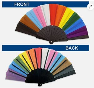 Personnalisé 23cm 33cm Imprimé Pride Rainbow Ventilateurs Pliants Décorations Pride Fan Gay <span class=keywords><strong>Lesbienne</strong></span> Mariage Pride Fan - Product Image 2