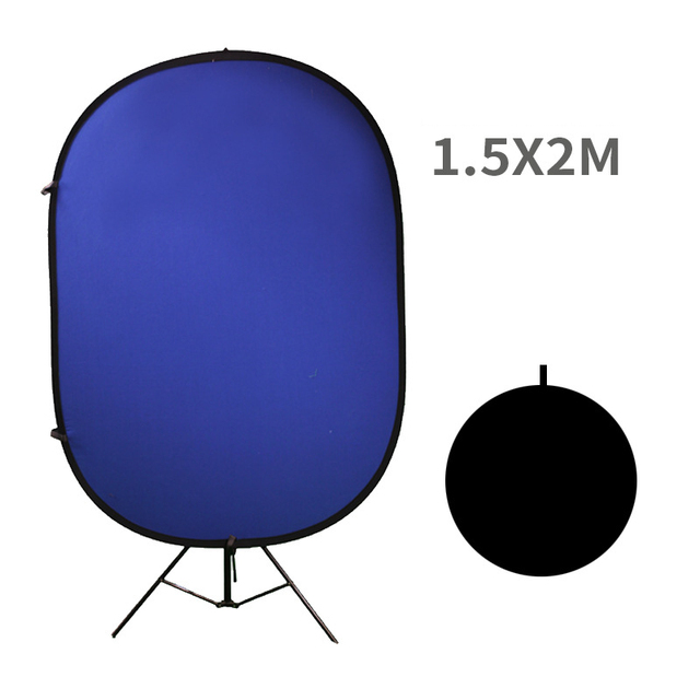Wrinkle-Resistant 5x7ft Dual Sided Flannel Collapsible Twist Photo Video Backdrop Panel,portable Folding Background Board