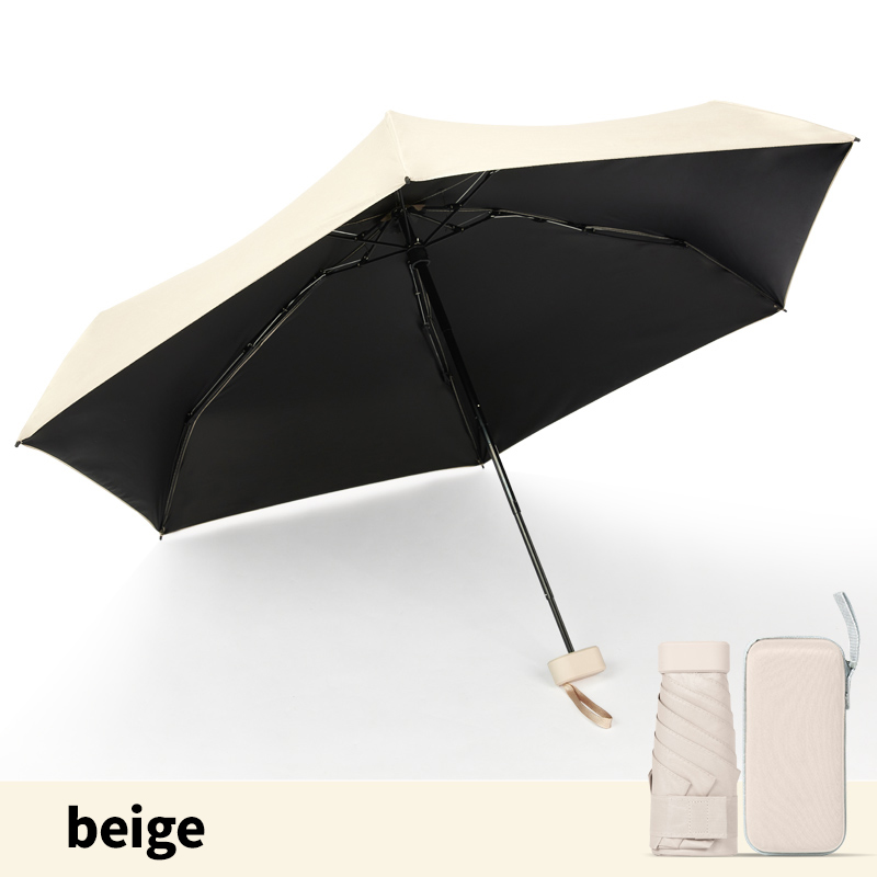 parapluie plat riz Wutong + étui capsule plat