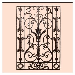Puerta de <span class=keywords><strong>Hierro</strong></span> Forjado Económica Ace <span class=keywords><strong>con</strong></span> Diseño de Uvas, Puerta <span class=keywords><strong>y</strong></span> Valla de <span class=keywords><strong>Hierro</strong></span> Forjado - Product Image 1