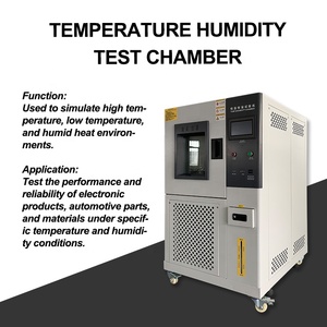 可编程气候试验箱测试仪 220V 高精度 IP55 防护 1 年湿度温度控制测试 - Product Image 2