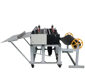 Máquina de corte de rolo de filme plástico automático, etiqueta de papel, rolo para cortador de folha