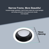 Projecteurs ronds de Downlight de LED d'alliage d'aluminium minimaliste économiseur d'énergie commercial pour la chambre de couloir de salon