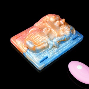 NNSX Animal Rhino Horn Bump Grinder Male and Female Private <b>Vibrating</b> Friction Masturbation Orgasm Adult Erotic Products - Product Image 3