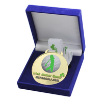 Médaillon de Sport personnalisé bon marché, médaille de présentation avec boîte en velours