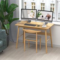 Conceptions de table multifonctions Bureau d'écriture en bois pour chambre à coucher Table de bureau à domicile Bureau d'ordinateur Table en bambou pour le travail et l'étude