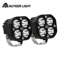 40W 4x4 Offroad LED Work Light Bars Waterproof Laser Fog Pods for Car Truck Tractor Motorcycle & Vehicle 3 Inch 12V Headlight