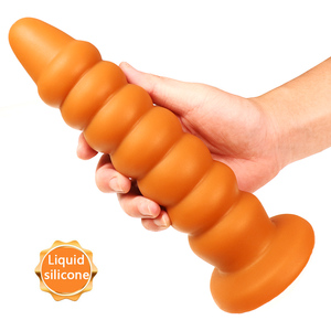 Dildo dalla forma speciale, in silicone di alta qualità, con potenti ventose, adatto a molteplici scenari. - Product Image 4