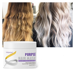 <span class=keywords><strong>Maschera</strong></span> per <span class=keywords><strong>Capelli</strong></span> alla Cheratina Viola per <span class=keywords><strong>Capelli</strong></span> Biondi, Platino, Argento, Grigio, Cenere o <span class=keywords><strong>Castani</strong></span>, Secchi e Danneggiati, con Riflessi Giallo-Verdi - Product Image 1