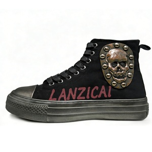 <span class=keywords><strong>Zapatillas</strong></span> Casuales de Lona para Hombre de Alta Calidad con Suela Vulcanizada Clásica, Diseño Personalizado con Logotipo, Fabricantes de Zapatos de Lona Personalizados - Product Image 2