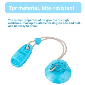 Juguete de succión para mascotas, zapatillas masticables, resistente a mordidas y consumibles, cuerda de resistencia, juguetes resistentes al desgaste para cachorros, suministros para mascotas - Product Image 3