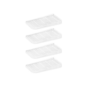 FasoLa Furniture Leg Pads Transparent Adjustable Non Slip Leveling Mats For Sofa Bed Cabinet Coffee Table 4Pcs - Product Image 3