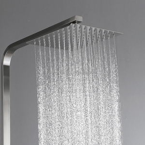 Ensemble <span class=keywords><strong>de</strong></span> robinetterie <span class=keywords><strong>de</strong></span> douche <span class=keywords><strong>de</strong></span> luxe certifié CE, en acier inoxydable 304 brossé, vente en gros d'usine - Product Image 5