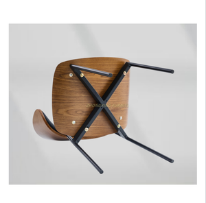 Chaise de salle à manger en cuir au design unique de luxe de haute qualité pour hôtel et restaurant - Product Image 6