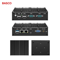 Mini PC Industrial de Escritorio, Económico, con Celeron J1900/N2840, Sin Ventilador, Doble LAN, 2*COM, 6*USB, DDR3, 8GB de RAM, Cuatro Núcleos, VGA, X86, Linux