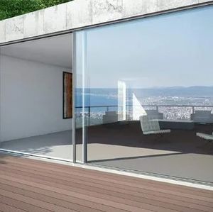 Produsen grosir fitur keamanan yang ditingkatkan permukaan mudah dibersihkan sistem penguncian Multi titik pintu geser teras aluminium - Product Image 2