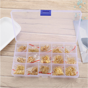 Kit de fabrication de bijoux en or, formes variées, accessoires métalliques pour la création de boucles d'oreilles, lot de 120 pièces - Product Image 3