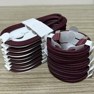 สายชาร์จ 1 เมตร 60 วัตต์ PD แบบถักไนลอน Type C to Type C สำหรับถ่ายโอนข้อมูล USB C สำหรับ iPhone 15 16 17 18 สมาร์ทโฟน - Product Image 1