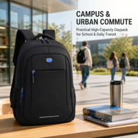 Sac à dos pour ordinateur portable 15 pouces multicolore, sac à dos minimaliste respirant pour le travail et l'école
