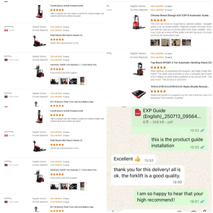 Robot Apilador de Espalda Delgada Marca EP de China XS1152 1.0 Toneladas 3.0m - Elevador de Palés AGV AMR para Pasillos Estrechos - Product Image 5