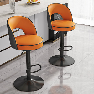 Taburetes <span class=keywords><strong>de</strong></span> <span class=keywords><strong>bar</strong></span> y <span class=keywords><strong>sillas</strong></span> altas <span class=keywords><strong>de</strong></span> restaurante para cocina Silla <span class=keywords><strong>de</strong></span> <span class=keywords><strong>Bar</strong></span> giratoria - Product Image 2