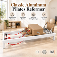 Reformer Pilates Classique en Aluminium, Machine Stable pour Studios de Pilates Professionnels ou Commerciaux