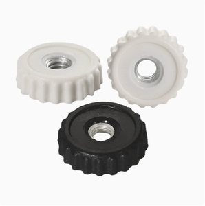 Écrous à sertir en plastique LeGood, insert en acier au carbone M4 classe 12.9, filetage droit - Product Image 1