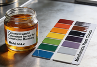 Peinture acrylique polyuréthane multi-couleurs S04-2, revêtement liquide personnalisé, résistant aux hautes températures, 16 kg, peinture pour appareils électroménagers