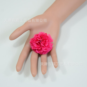 Flores Artificiales de Clavel Dongchen Crafts, 5 cm, Flor de Seda Amarilla, Decoración para Bodas, Decoración para el Hogar - Product Image 2