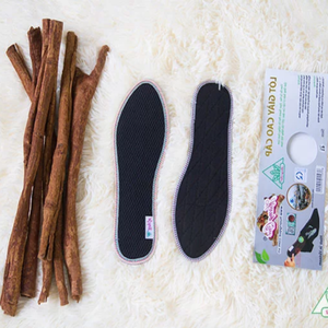 Vietnamien 100% Naturel Cannelle Respirant Anti-Bactéries Écologique Durable Semelles De Chaussures Chaud Lavable Arc Prend En Charge Pied - Product Image 3