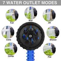 Tuyau d'arrosage extensible en latex flexible de 30 m (100 pieds) pour jardin, maison et lavage de voiture – Vente directe usine