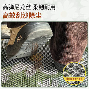 Alfombra de Exterior con Patrón Abstracto, Rectangular, Antideslizante, de Fibra de Poliéster, para Uso Doméstico - Product Image 5