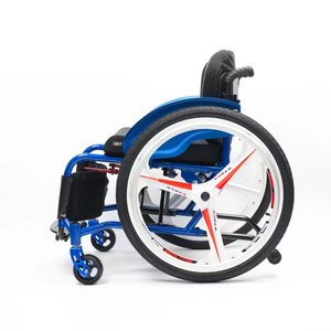 Silla de Ruedas Manual Deportiva Plegable Básica, Silla de Ruedas Manual Médica de Alta Calidad para Personas con Discapacidad - Product Image 1