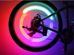 Lumières de roue de vélo TAIKOO, lumières en forme de feuille pour VTT, lumières de roue colorées, accessoires de cyclisme - Product Image 4